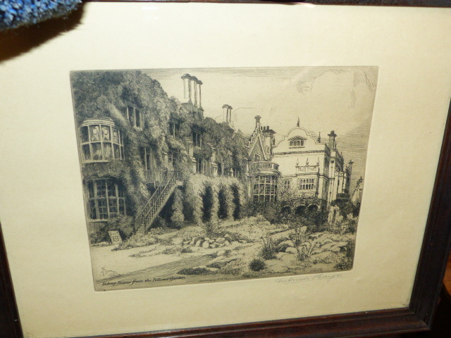 CAMBRIDGE COLLEGE. A SET OF FIVE OAK FRAMED ETCHINGS, EACH PENCIL SIGNED GERTRUDE HAYES TOGETHER - Image 11 of 16