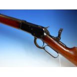 RIFLE- WINCHESTER LEVER ACTION 38-40 WINCHESTER SERIAL NUMBER 154 870 A CURRENT FIREARMS CERTIFICATE