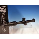 NIKKO STIRLING TARGET MASTER 1/2 MIL DOT 1.25-5 x 20 TELESCOPIC SIGHT