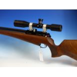 DAYSTATE -RWS SERIES 50 AIR RIFLE 0.22 SERIAL No.R84 WITH EIB 10 x 42.TELESCOPIC SIGHT