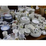 AN EXTENSIVE COLLECTION OF PORTMEIRION, CHINAWARES, A PART TEASET, ETC.