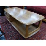 AN ERCOL COFFEE TABLE.