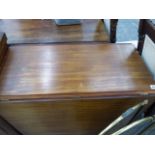 A RETRO TEAK DROP LEAF TABLE.