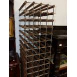 A WINE RACK.