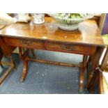 A REGENCY STYLE SOFA TABLE.