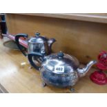 A PLATED TEAPOT,ETC.