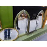 VARIOUS WALL MIRRORS.