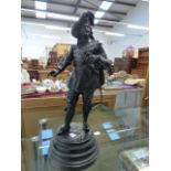 A SPELTER FIGURE.