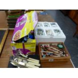 LACE MAKER'S BOBBINS, DOLLS HOUSE FURNITURE,ETC.