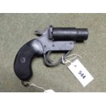 FLARE PISTOL- VERY TYPE 1" SIGNALING PISTOL SERIAL NUMBER 122128 ( STOCK NO. 3376)