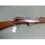 RIFLE (OBSOLETE CALIBRE) SHMIDT-RUBEN 7.5 X 53.5 STRAIGHT PULL BOLT ACTION ( C/W 1970 CERTIFICATE OF