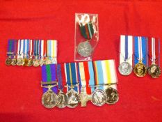 GENERAL SERVICE MEDAL GROUP, TO CPL WILKINSON RASC WITH CYPRUS BAR GROUP OF SIX TOGETHER WITH