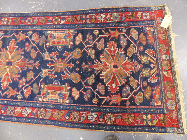 AN ANTIQUE PERSIAN TRIBAL RUNNER. 516 x 108cms. - Image 2 of 6