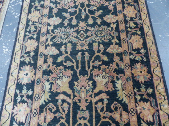 AN ORIENTAL RUNNER OF PERSIAN DESIGN. 510 x 83cms. - Image 5 of 11