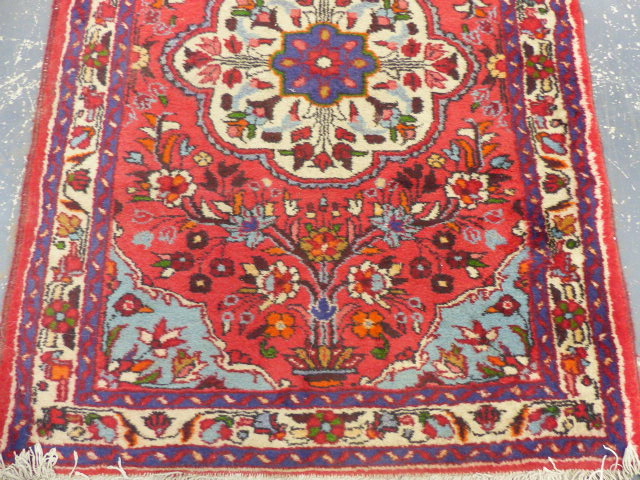 A PERSIAN HAMADAN RUNNER. 390 x 82cms. - Image 2 of 9