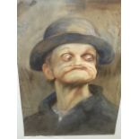 COLIN FROOMS. (1933-2017) ARR. GURNING COMPETITION, PASTEL, SIGNED AND FRAMED. 37 x 56cms.