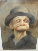 COLIN FROOMS. (1933-2017) ARR. GURNING COMPETITION, PASTEL, SIGNED AND FRAMED. 37 x 56cms.