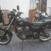 MOTORCYCLE. HONDA VT500 FT REGISTRATION A990-NFX. ONE OWNER SINCE 1992.