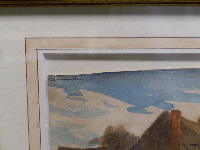 A SMALL19th.C.WATERCOLOUR SKETCH ATTRIB TO JOHN VARLEY, SEE NOTATION VERSO. - Image 5 of 8