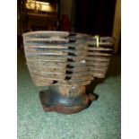 A COLLECTION - BRITISH POSSIBLY BSA MOTORCYCLE ENGINE CYLINDER HEADS, A SINGLE FINNED BARREL