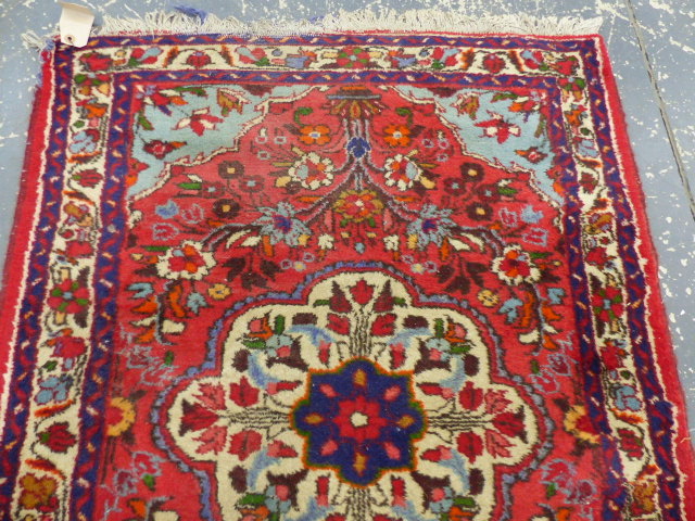 A PERSIAN HAMADAN RUNNER. 390 x 82cms. - Image 8 of 9