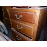 A LATE 19th.C.MAHOGANY TWIN PEDESTAL PARTNER'S DESK WITH TYPICAL NINE DRAWER ARRANGEMENT OPPOSED