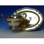 A SILVER HALLMARKED TWO HANDLED TROPHY BOWL ENGRAVED 1911, WEIGHT 263grms AND A SILVER HALLMARKED