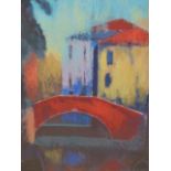 ROBIN PICKERING. CONTEMPORARY. ARR. VENETIAN SUN, LIMITED EDITION SIGNED COLOUR PRINT. 46.5 x 30cms.