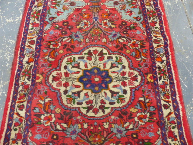 A PERSIAN HAMADAN RUNNER. 390 x 82cms. - Image 6 of 9