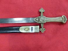 A VICTORIAN BUGLER'S SWORD PATTERN 1856 MARKED TO THE 1st.VBGR (THE FIRST VOLUNTEER BATTALION