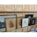 A COLLECTION OF FRAMED 19th.C.DECORATIVE PRINTS TO INCLUDE PORTRAITS AND TOPOGRAPHICAL SUBJECTS, ALL