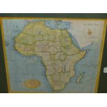 AFRICA 1789, A HAND COLOURED MAP OF THE CONTINENT WITH NAMED COUNTRIES AND REGIONAL DIVISIONS WITHIN