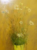 SEGUELA. 20th.CONTINENTAL SCHOOL. TWO FLORAL STILL LIFES, BOTH SIGNED, OIL ON CANVAS, LARGEST. 100 x
