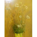 SEGUELA. 20th.CONTINENTAL SCHOOL. TWO FLORAL STILL LIFES, BOTH SIGNED, OIL ON CANVAS, LARGEST. 100 x