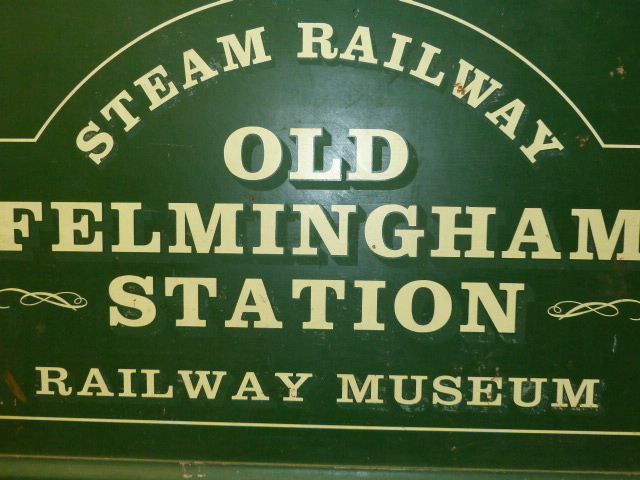A LARGE SIGN, OLD FELMINGTON STATION RAILWAY MUSEUM. 150 x 100cms. - Image 2 of 4
