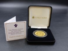 A BOXED JUBILEE MINT 2018 £2 COIN FROM AN EDITION OF 99 TO CELEBRATE PRINCE CHARLES' 70th. BIRTHDAY.