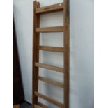 A PAIR OF VINTAGE PINE A-FRAME BUILDER'S TRESTLES. (2)