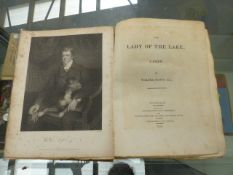 LADY OF THE LAKE BY WALTER SCOTT, 1810 FIRST EDITION.