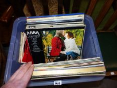 A BOX OF RECORDS.