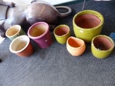 VARIOUS PLANT POTS