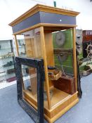 A LARGE DISPLAY CABINET.