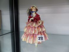 A ROYAL DOULTON FIGURINE, THE HINGED PARASOL HN1578.
