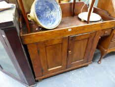 A 19th.C.PINE SCULLERY CABINET.
