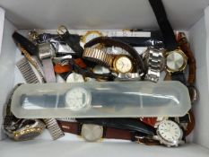 A QUANTITY OF WRIST WATCHES.