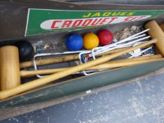 A CROQUET SET BY JAQUES.