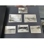 TWO VINTAGE PERSONAL FAMILY PHOTOGRAPH ALBUMS.