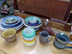 VARIOUS ART POTTERY.