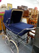 A VINTAGE MARMET PRAM.