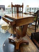 A Wm.IV.MAHOGANY WORK TABLE.