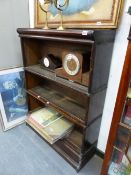 A GLOBE WERNICKE BOOKCASE.